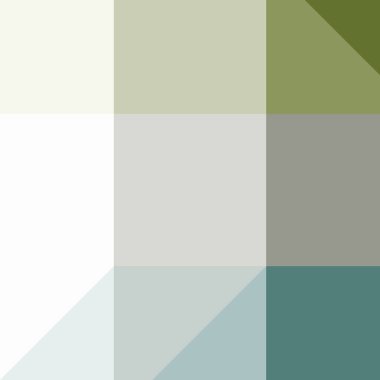 Soyut renk çokgenleri geometrik arkaplan çizimi