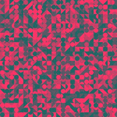 Soyut Geometrik Desen üretken hesaplama sanatı çizimi