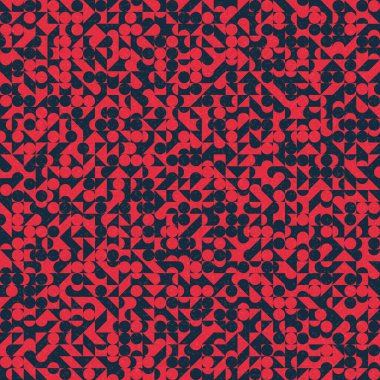 Soyut Geometrik Desen, üretken hesaplama sanatı, vektör illüstrasyonu