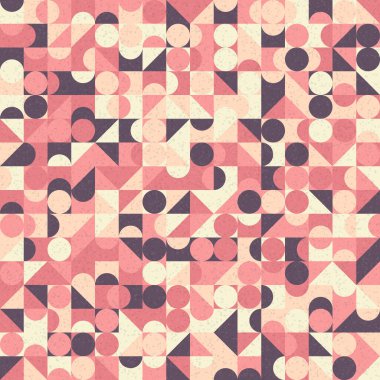 Soyut Geometrik Desen üretken hesaplama sanatı çizimi