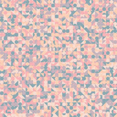 Soyut Geometrik Desen üretken hesaplama sanatı çizimi