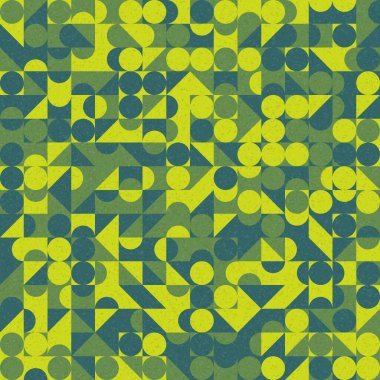 Soyut Geometrik Desen üretken hesaplama sanatı çizimi