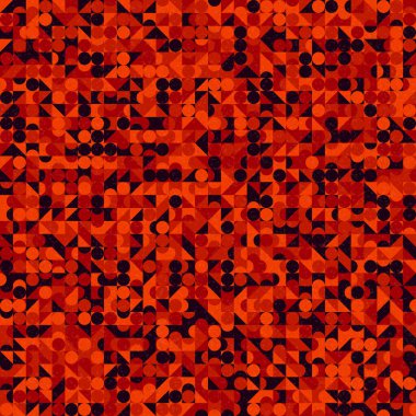 Soyut Geometrik Desen üretken hesaplama sanatı çizimi