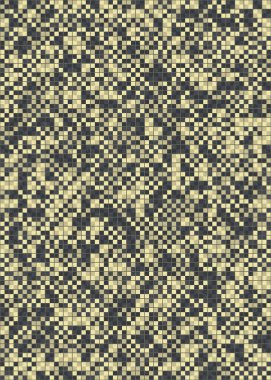 Soyut Geometrik mozaik desenli sanat çizimi