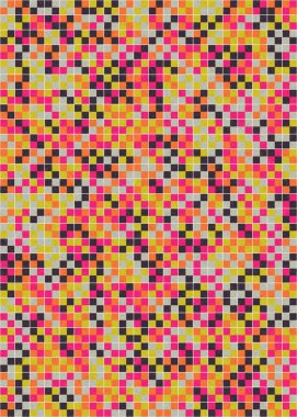 Soyut Geometrik Desen üretken hesaplama sanatı çizimi