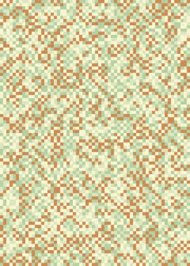 Soyut Geometrik mozaik desenli sanat çizimi