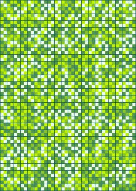 Soyut Geometrik mozaik desenli sanat çizimi