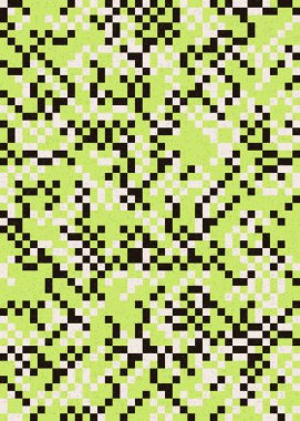 Soyut Geometrik mozaik desenli sanat çizimi