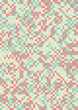 Soyut Geometrik Desen üretken hesaplama sanatı çizimi