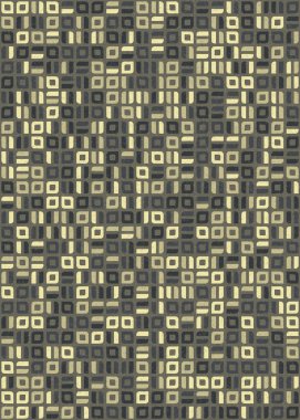 Soyut Geometrik Desen üretken hesaplama sanatı çizimi