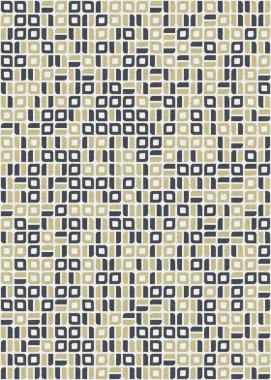 Soyut Geometrik Desen üretken hesaplama sanatı çizimi