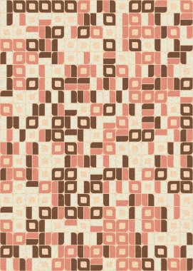 Soyut Geometrik Desen üretken hesaplama sanatı çizimi