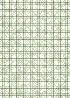 Soyut Geometrik mozaik desenli sanat çizimi