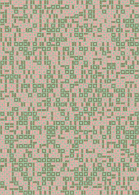 Soyut Geometrik Desen üretken hesaplama sanatı çizimi