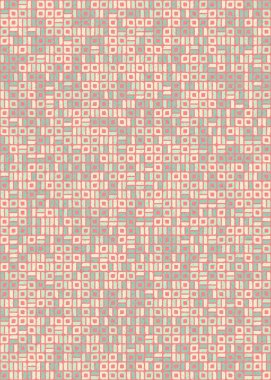 Soyut Geometrik Desen üretken hesaplama sanatı çizimi