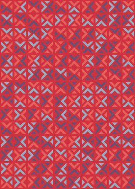 Soyut Geometrik Desen üretken hesaplama sanatı çizimi