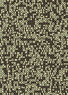 Soyut Geometrik Desen üretken hesaplama sanatı çizimi