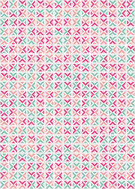 Soyut Geometrik Desen üretken hesaplama sanatı çizimi