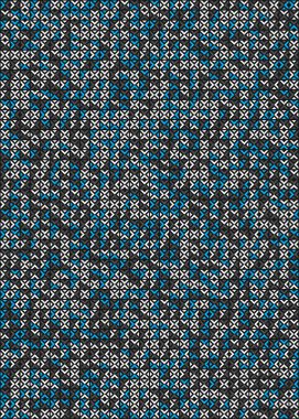Soyut Geometrik Desen üretken hesaplama sanatı çizimi