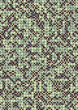 Soyut Geometrik mozaik desenli sanat çizimi