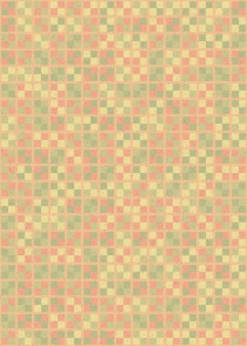 Soyut Geometrik mozaik desenli sanat çizimi