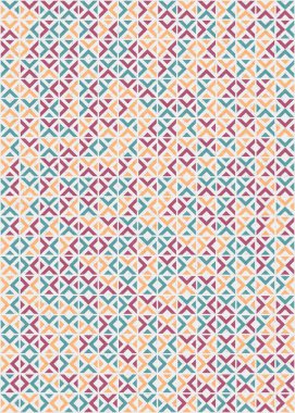 Soyut Geometrik Desen üretken hesaplama sanatı çizimi