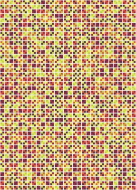 Soyut Geometrik mozaik desenli sanat çizimi