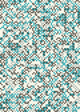 Soyut Geometrik Desen üretken hesaplama sanatı çizimi