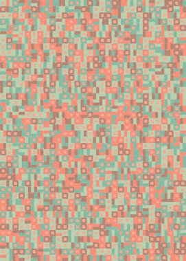 Soyut Geometrik Desen üretken hesaplama sanatı çizimi