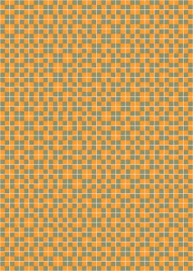 Soyut Geometrik mozaik desenli sanat çizimi