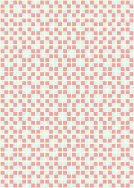 Soyut Geometrik Desen üretken hesaplama sanatı çizimi