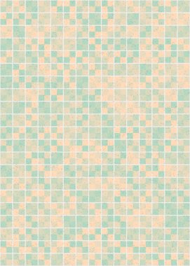 Soyut Geometrik mozaik desenli sanat çizimi