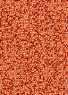 Soyut Geometrik Desen üretken hesaplama sanatı çizimi