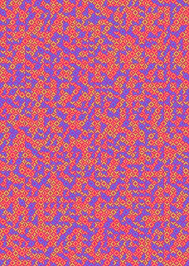 Soyut Geometrik Desen üretken hesaplama sanatı çizimi