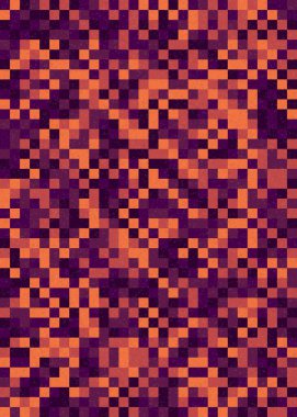 Soyut Geometrik Desen üretken hesaplama sanatı çizimi