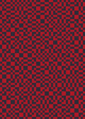 Soyut Geometrik mozaik desenli sanat çizimi