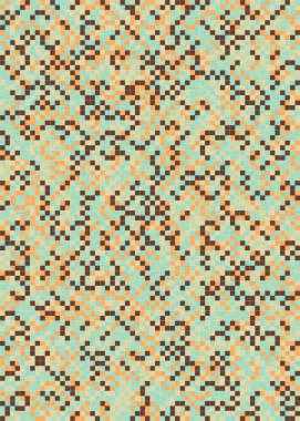 Soyut Geometrik mozaik desenli sanat çizimi