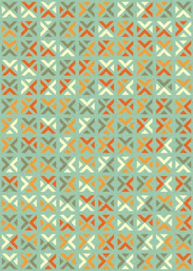 Soyut Geometrik Desen üretken hesaplama sanatı çizimi