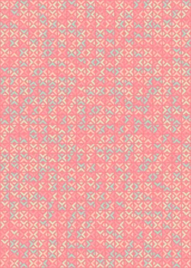 Soyut Geometrik Desen üretken hesaplama sanatı çizimi