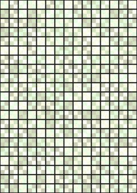 Soyut Geometrik Desen üretken hesaplama sanatı çizimi