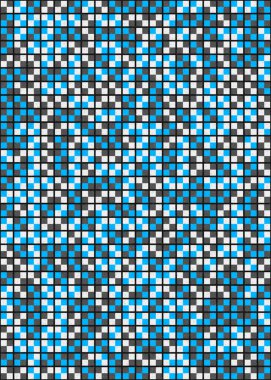 Soyut Geometrik mozaik desenli sanat çizimi