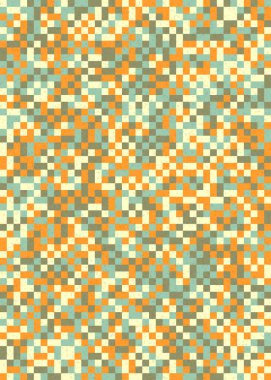 Soyut Geometrik mozaik desenli sanat çizimi