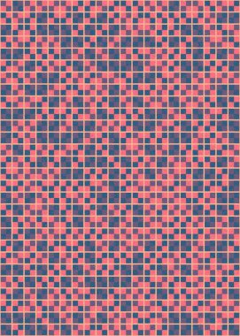 Soyut Geometrik Desen üretken hesaplama sanatı çizimi