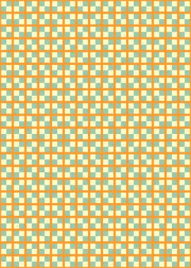 Soyut Geometrik Desen üretken hesaplama sanatı çizimi