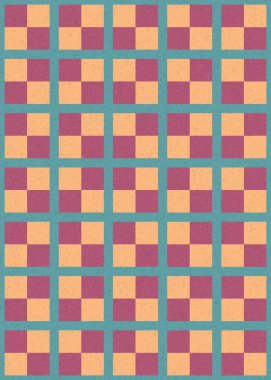 Soyut Geometrik Desen üretken hesaplama sanatı çizimi