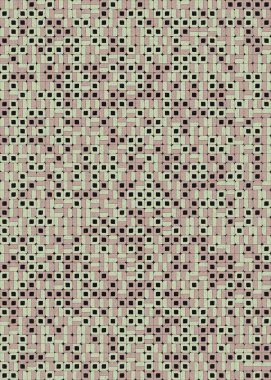 Soyut Geometrik Desen üretken hesaplama sanatı çizimi