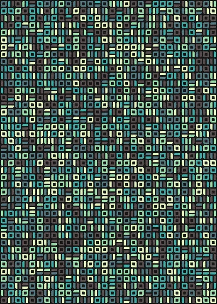 Resumo Ilustração Arte Computacional Gerativa Padrão Geométrico —  Vetores de Stock