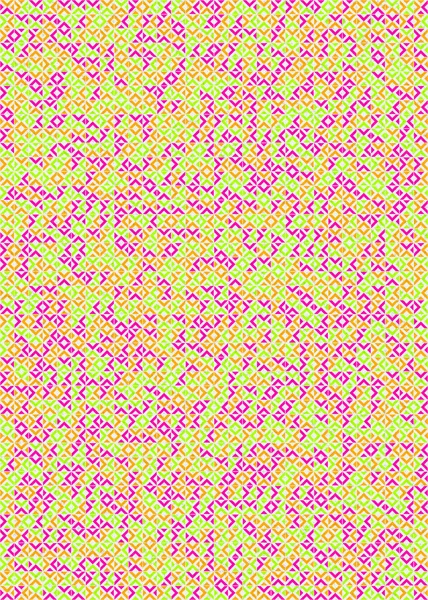 Soyut Geometrik Desen üretken hesaplama sanatı çizimi