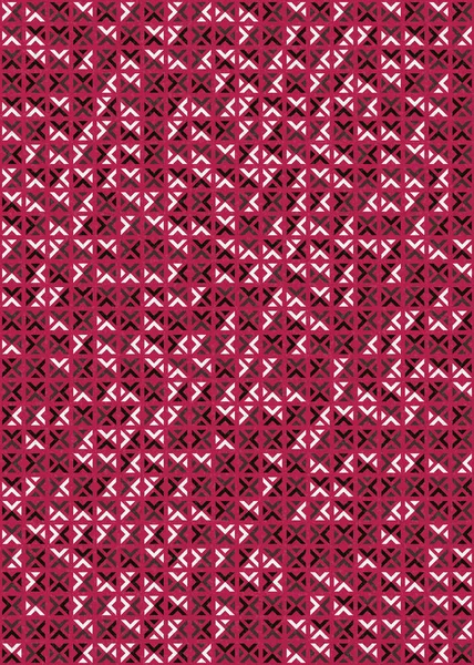Abstraktes Geometrisches Muster Der Generativen Computerkunst Hintergrund Vektorillustration — Stockvektor