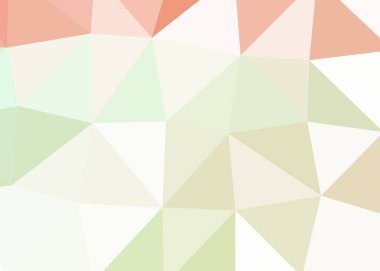 Dışbükey geometrik şekilli soyut renk arkaplanı, üçgen ve çokgen desenli illüstrasyon